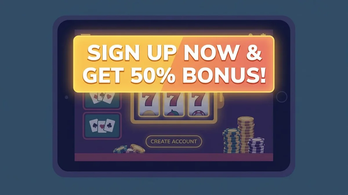 Inscription avec bonus